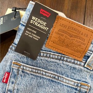 Levi’s Free People Wedgie Straight High Rise Jeans